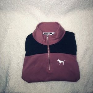 Victoria secret 3 quarter zip up, women's Medium